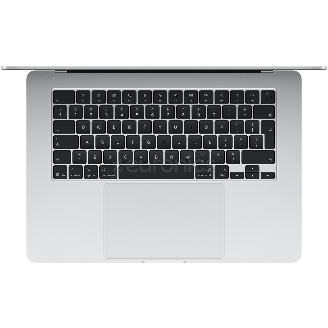 Apple MacBook Air 15 (2026), M5, 10C/10C, 16 GB, 1 TB, ENG, sudraba - Portatīvais dators