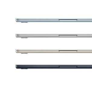 Apple MacBook Air 13 (2026), M5, 10C/10C, 24 GB, 1 TB, ENG, sudraba - Portatīvais dators