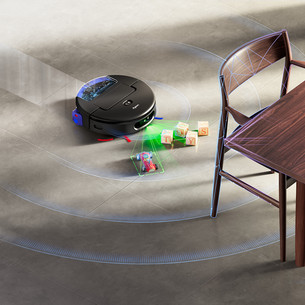 Dyson Spot+Scrub™ AI, сухая и влажная уборка, черный - Робот-пылесос