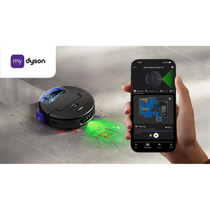 Dyson Spot+Scrub™ AI, сухая и влажная уборка, черный - Робот-пылесос
