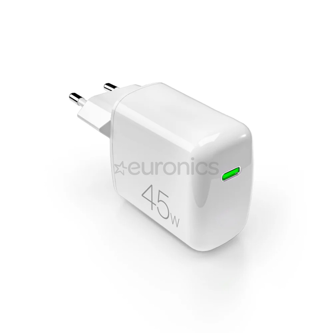 Puro Wall Charger Mini Pro 45W, USB-C, white - Charger