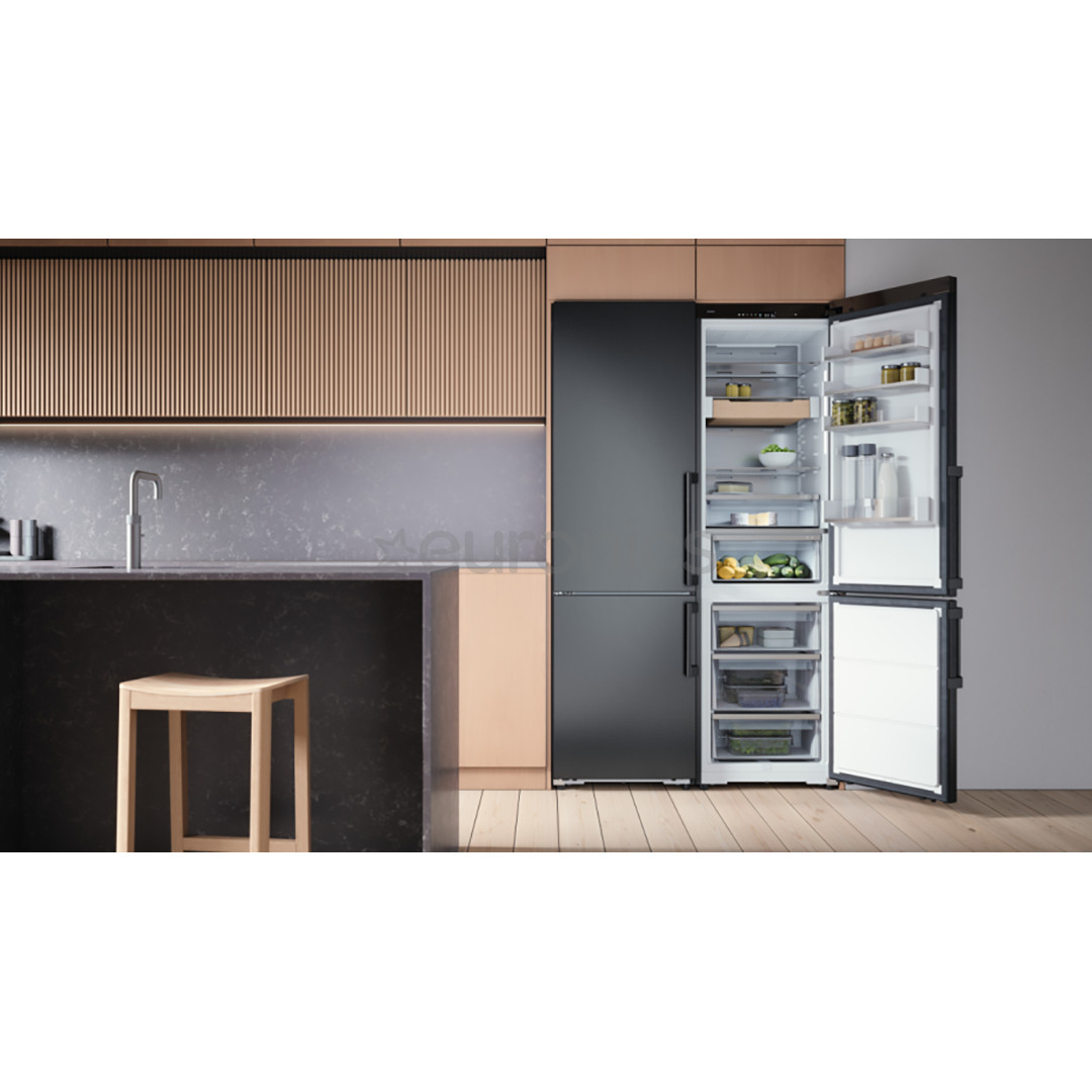 Asko Series 5, NoFrost, 409 L, augstums 203 cm, melna - Ledusskapis