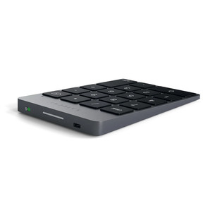 Satechi Aluminum Slim Bluetooth Keypad, pelēka - Bezvadu tastatūra