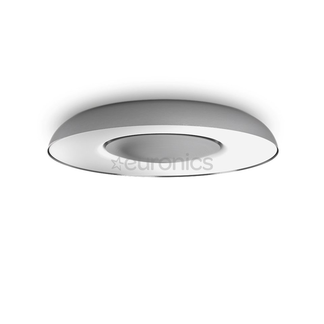 Philips Hue Still Ceiling Lamp + Hue Dimmer Switch, aluminium - Smart light