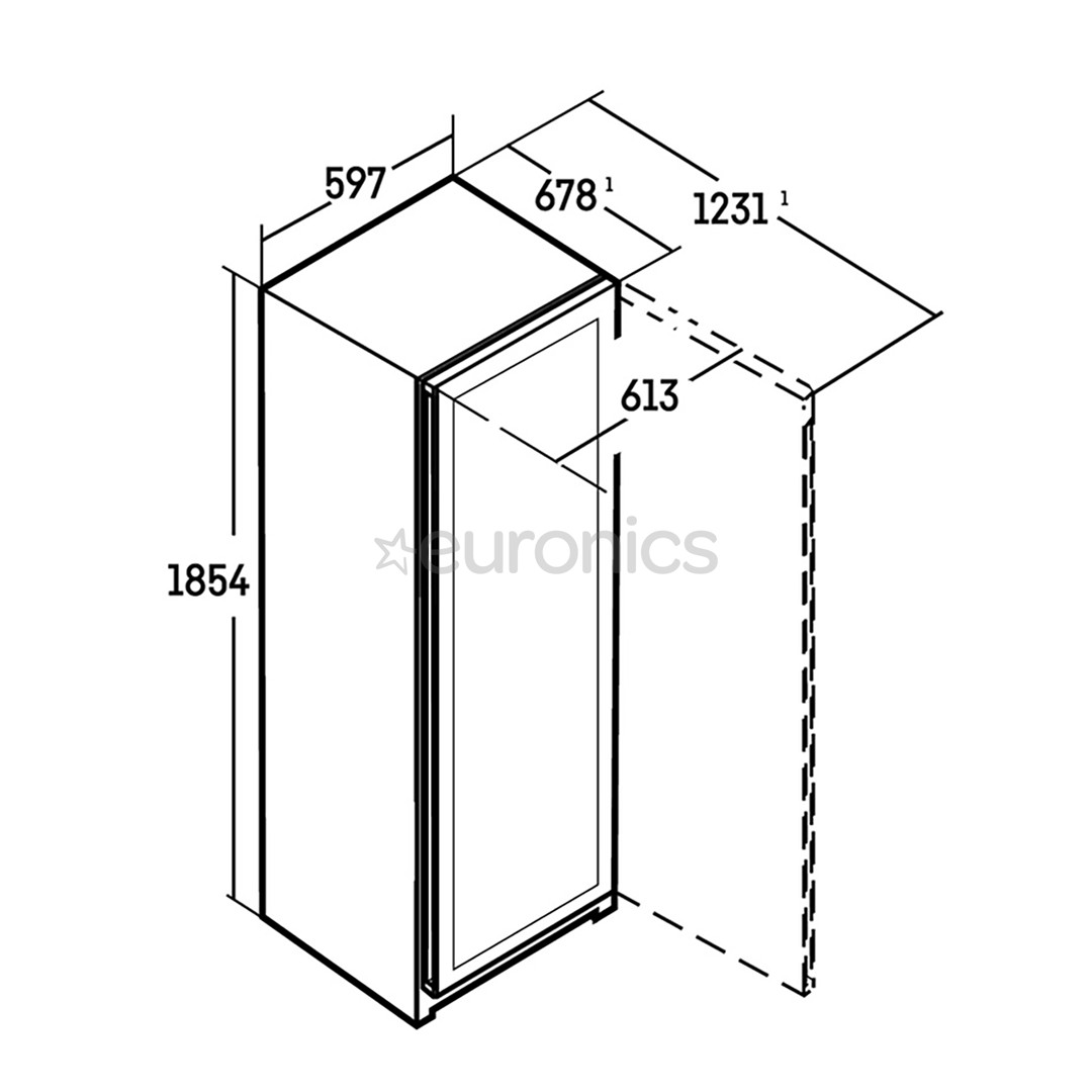 Liebherr Vinidor Selection, 106 бутылок, высота 186 см, черный - Винный шкаф