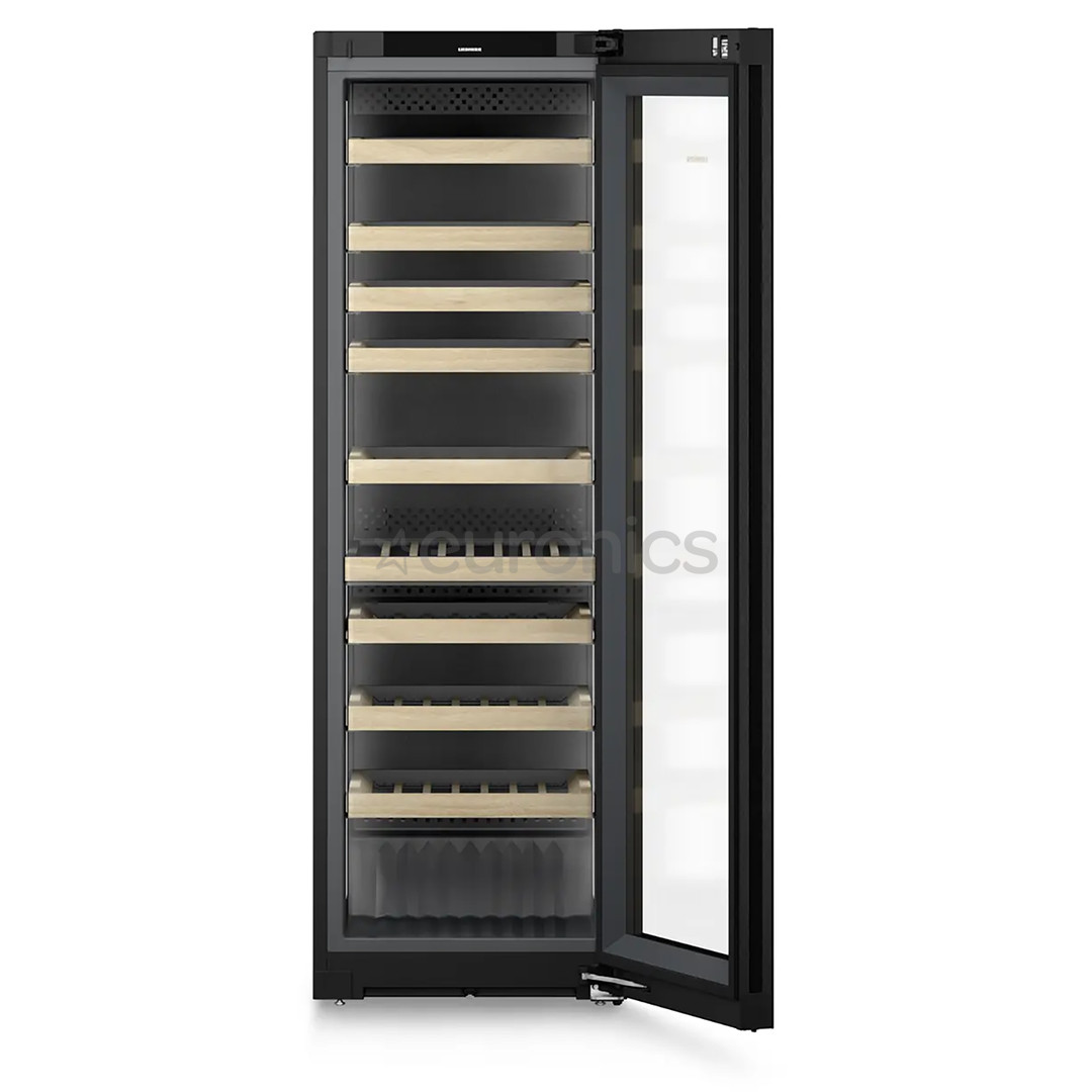 Liebherr Vinidor Selection, 106 бутылок, высота 186 см, черный - Винный шкаф