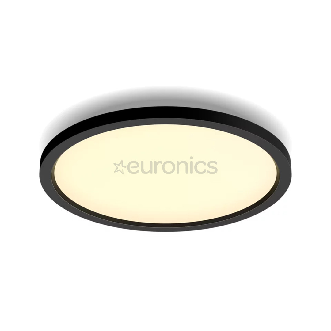 Philips Hue Aurelle Round Panel + Hue Dimmer Switch, black - Smart light