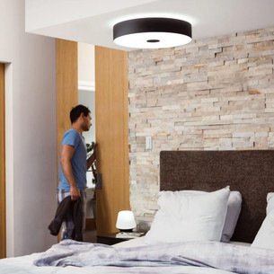 Philips Hue Fair Ceiling Lamp + Hue Dimmer Switch, black - Smart light