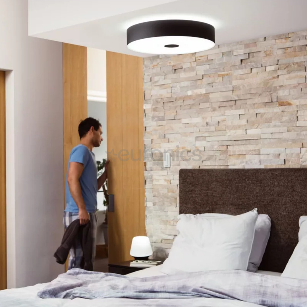 Philips Hue Fair Ceiling Lamp + Hue Dimmer Switch, black - Smart light