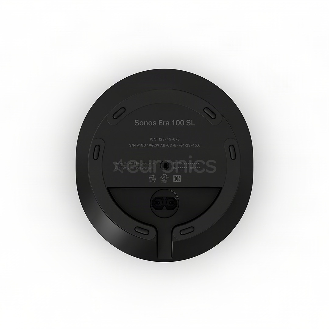 Sonos Era 100 SL, melna - Viedais skaļrunis
