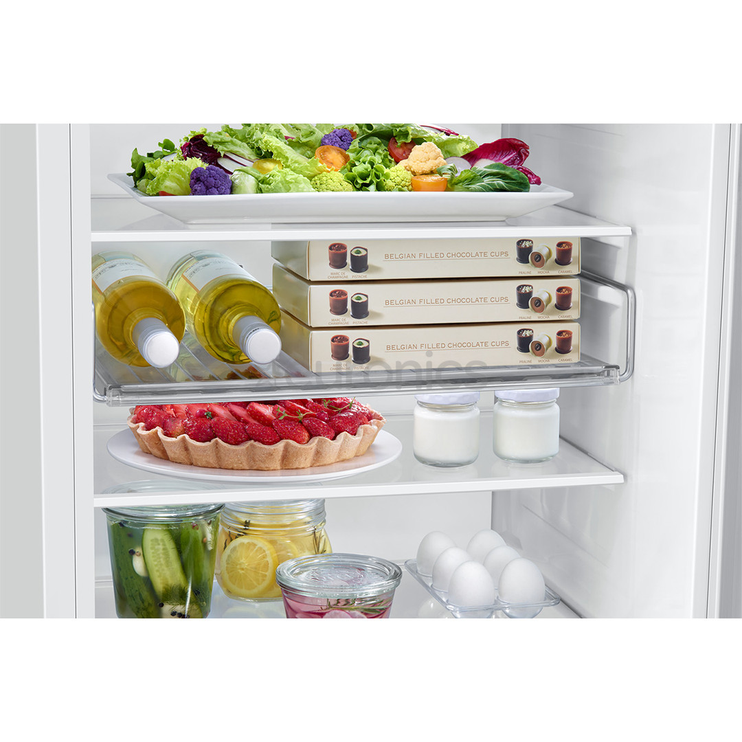 Samsung, NoFrost, 298 L, augstums 194 cm - Iebūvējams ledusskapis