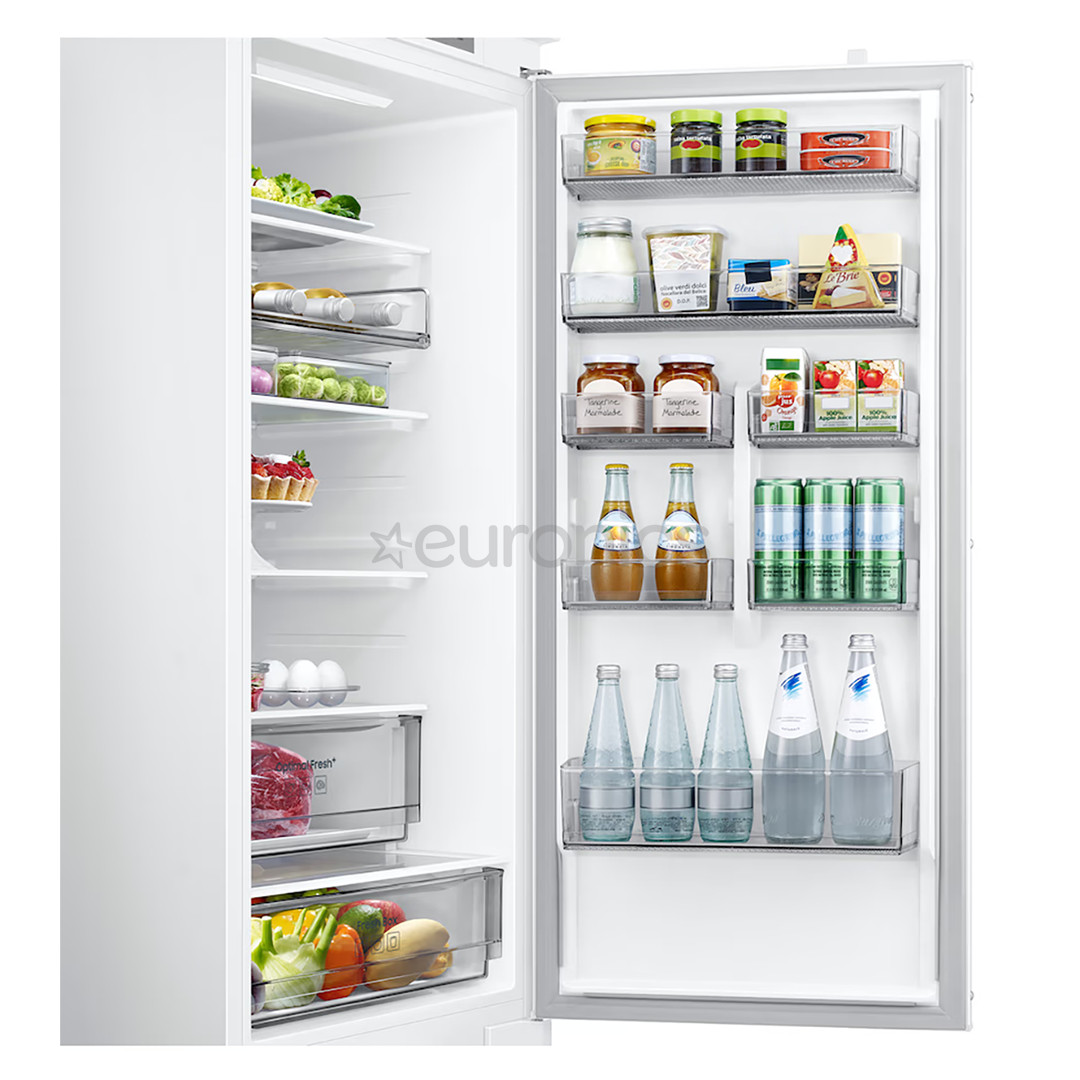 Samsung, NoFrost, 298 L, augstums 194 cm - Iebūvējams ledusskapis