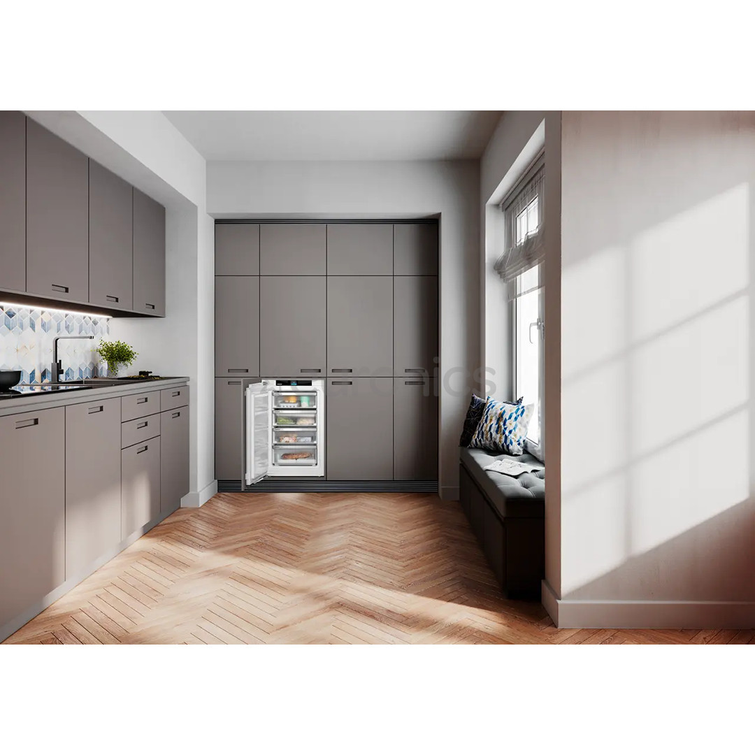 Liebherr prime NoFrost, 87 л, высота 88 см - Интегрируемый морозильник