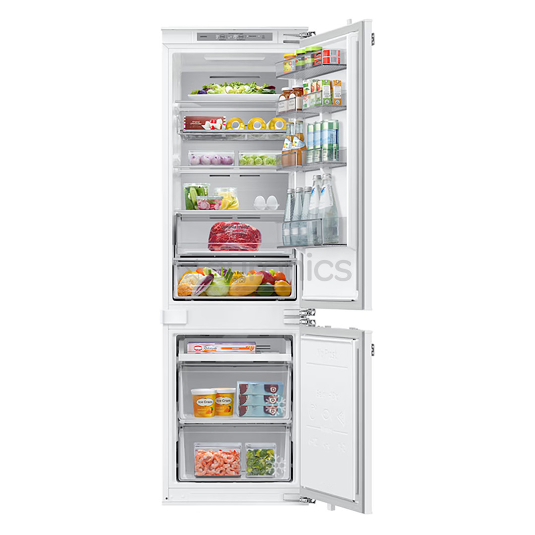 Samsung, NoFrost, 264 L, augstums 178 cm - Iebūvējams ledusskapis