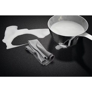 AEG 7000 Series SaphirMatt® Hob2Hood, platums 80 cm, melna - Iebūvējama indukcijas plīts virsma ar tvaika nosūcēju