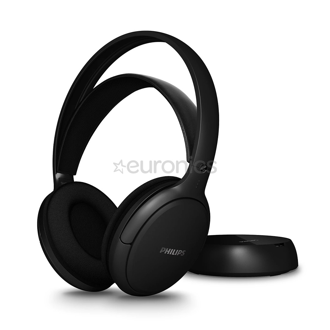 Philips SHC5200M2 TV headphones, melna - Bezvadu austiņas