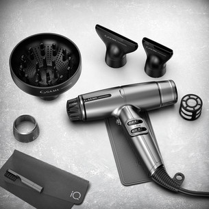 GA.MA IQ Lite Max, 1700 Вт, серый - Фен