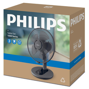 Philips Table Fan 1000 Series, black - Table fan