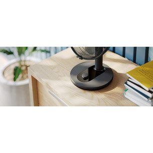 Philips Table Fan 1000 Series, black - Table fan