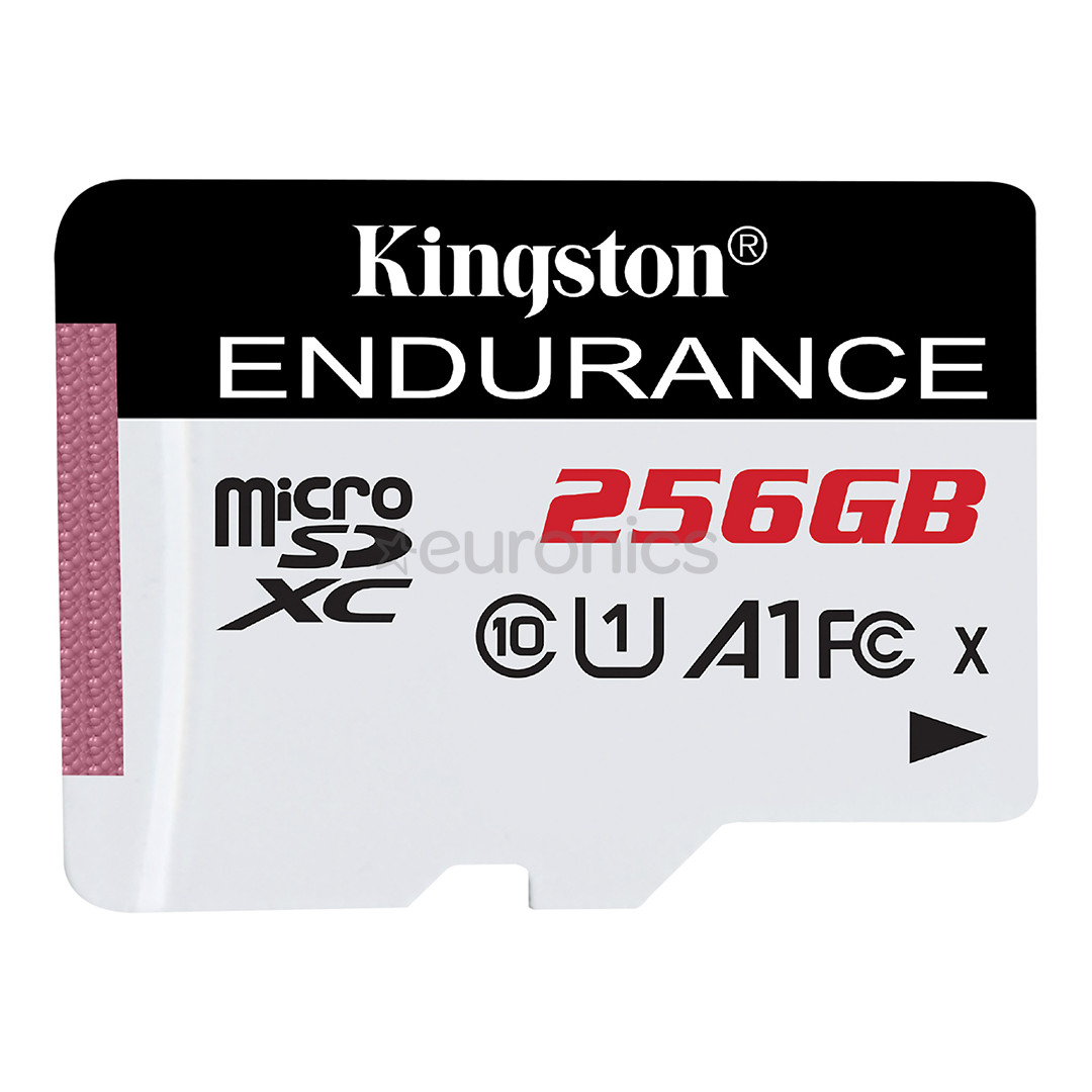 Kingston High-Endurance, microSDXC, 256 GB, balta - Atmiņas karte