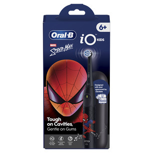 Braun Oral-B iO Kids, Marvel Spiderman, black - Electric Toothbrush + travel case