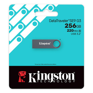 Kingston DataTraveler SE9 G3, 256 ГБ, темно-серый - Флеш-накопитель