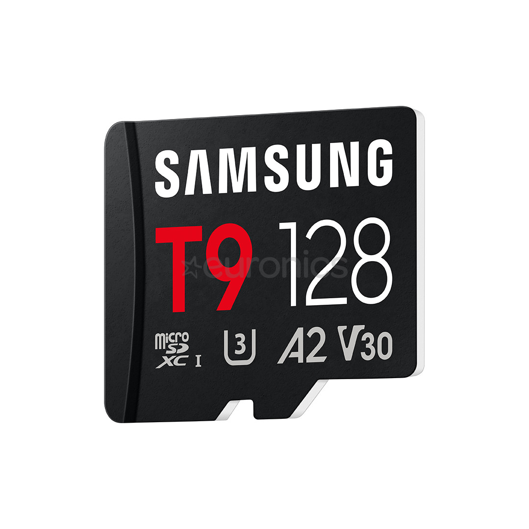 Samsung microSD Card T9, 128 GB, UHS-I, black - Memory card