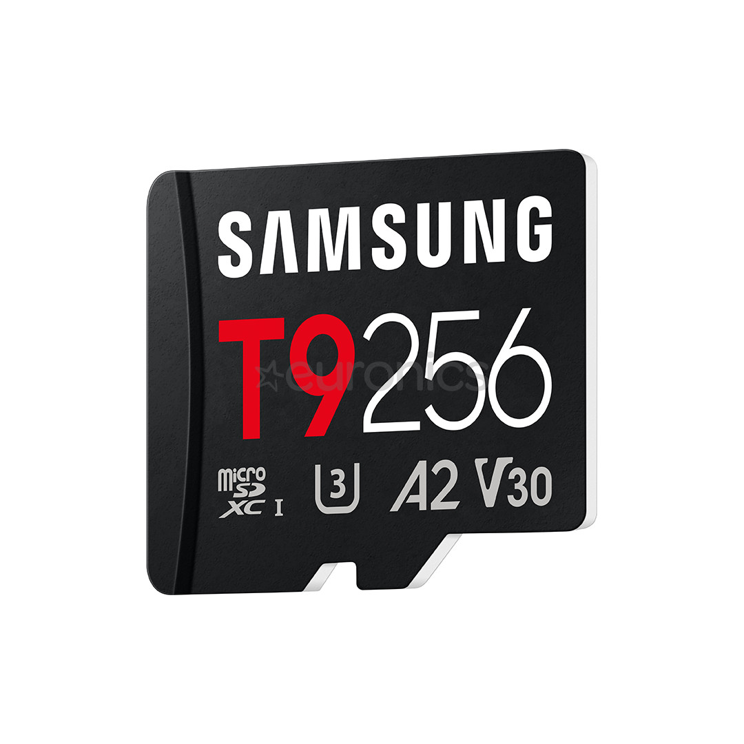 Samsung microSD Card T9, 256 ГБ, UHS‑I, черный - Карта памяти