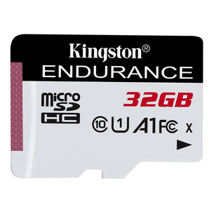 Kingston High-Endurance, microSDXC, 32 ГБ, белый - Карта памяти SDCE/32GB