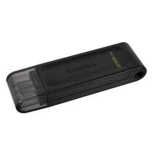 Kingston DataTraveler 70, USB-C, 256 ГБ, черный - Флеш-накопитель