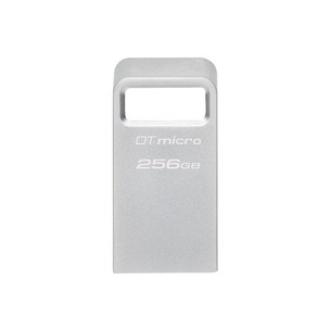 Kingston DataTraveler Micro, 256 GB, sudraba - USB zibatmiņa DTMC3G2/256GB