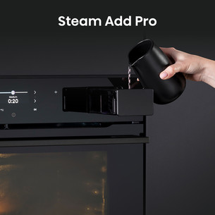 Hisense Hi8, 77 л, черный - Интегрируемый паровой духовой шкаф