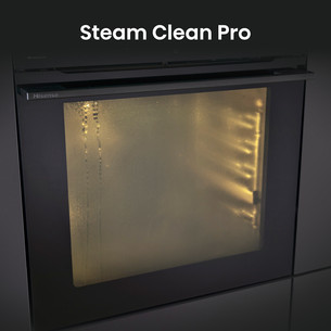 Hisense Hi8, 77 л, черный - Интегрируемый паровой духовой шкаф