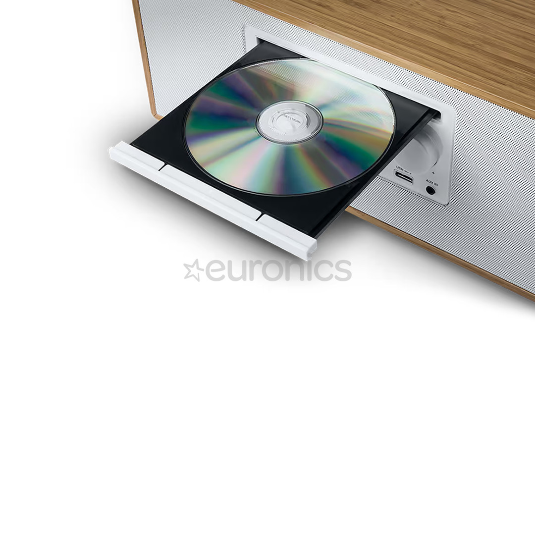 Muse M-695 DBTW, CD/FM/DAB+, brown/white - Music system