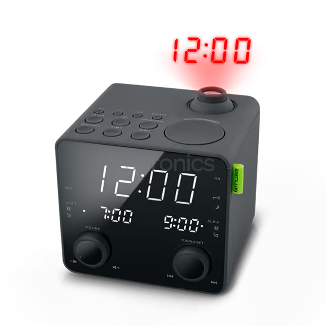 Muse M-189 P, black - Clock radio