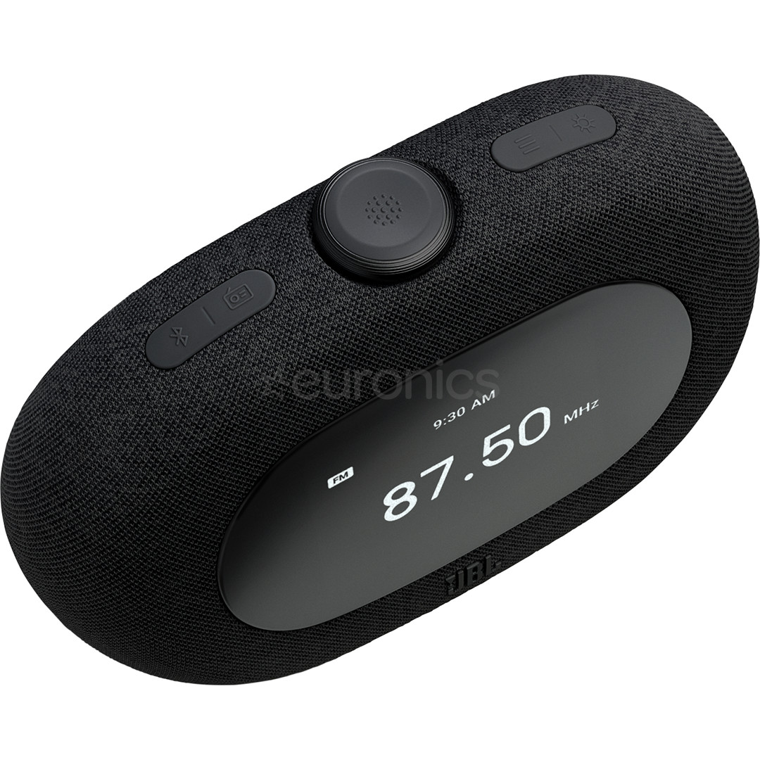 JBL HORIZON 3, melna - Radio pulkstenis