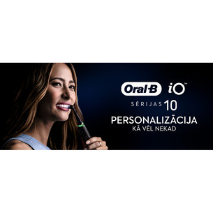 Braun Oral-B iO 10, Gold Edition, черный/золотистый - Электрическая зубная щетка