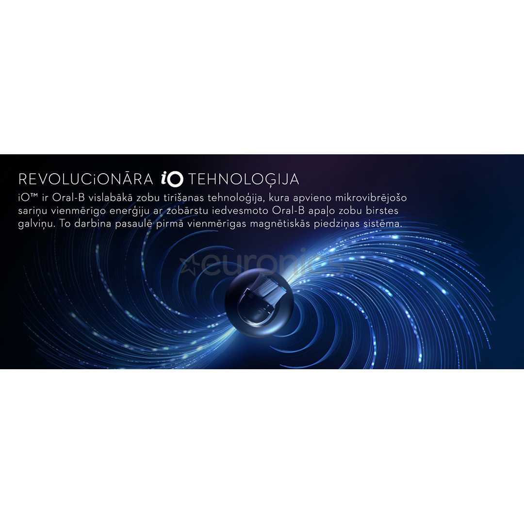 Braun Oral-B iO 10, Gold Edition, черный/золотистый - Электрическая зубная щетка