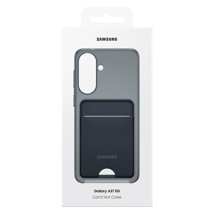 Samsung Card Slot Case, Galaxy A37, melna - Apvalks viedtālrunim