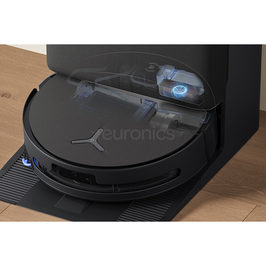 Ecovacs Deebot T90 Pro Omni, wet & dry, melna - robots putekļu sūcējs