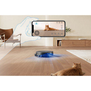 Ecovacs Deebot T90 Pro Omni, wet & dry, melna - robots putekļu sūcējs