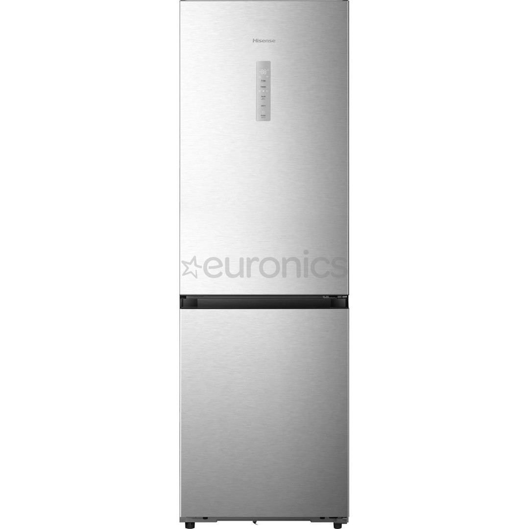 Hisense Hi3, Total No Frost, 330 L, height 186 cm, stainless steel - Refrigerator RB3K330SEIE