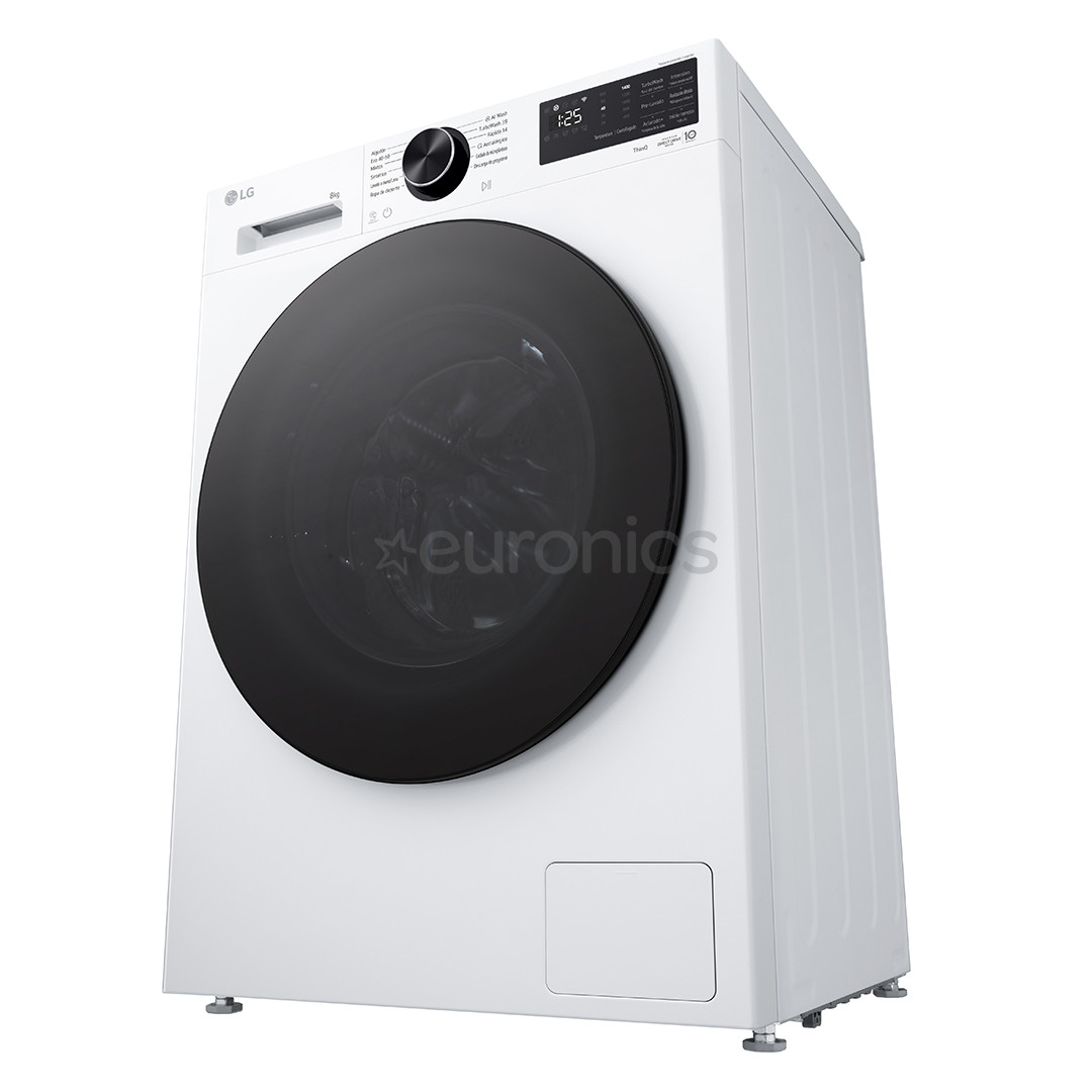 LG, 8 кг, глубина 47,5 см, 1200 об/мин - Стиральная машина с передней загрузкой