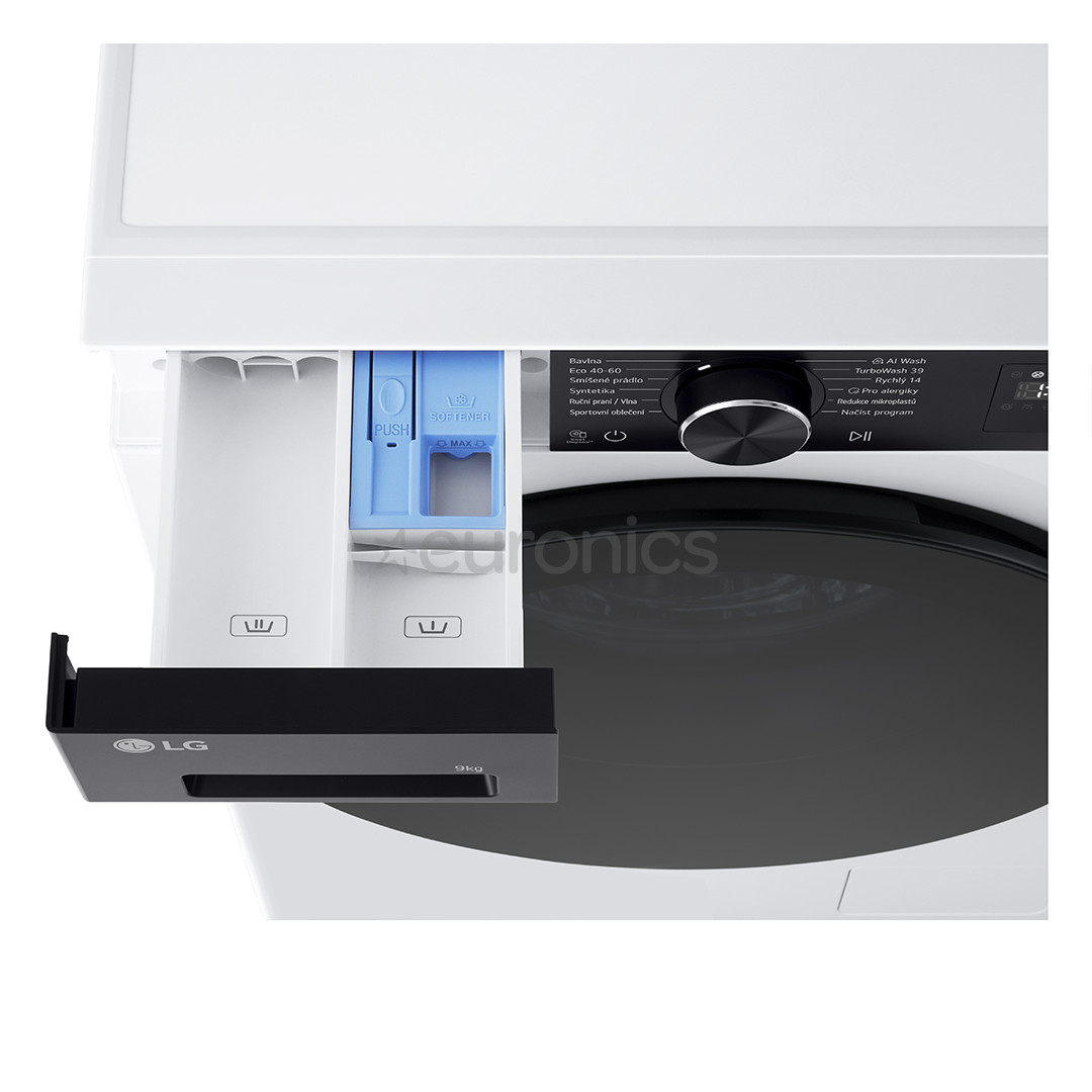 LG, 9 kg, dziļums 47.5 cm, 1200 apgr/min. - Veļas mazgājamā mašīna ar priekšējo ielādi