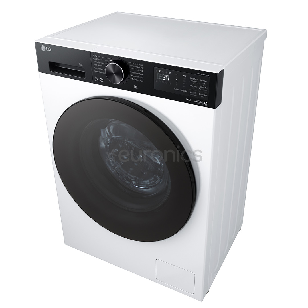 LG, 9 kg, dziļums 47.5 cm, 1200 apgr/min. - Veļas mazgājamā mašīna ar priekšējo ielādi