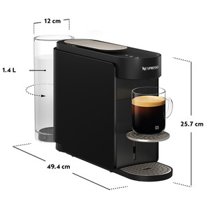 Krups Nespresso Vertuo Up, black - Capsule coffee machine