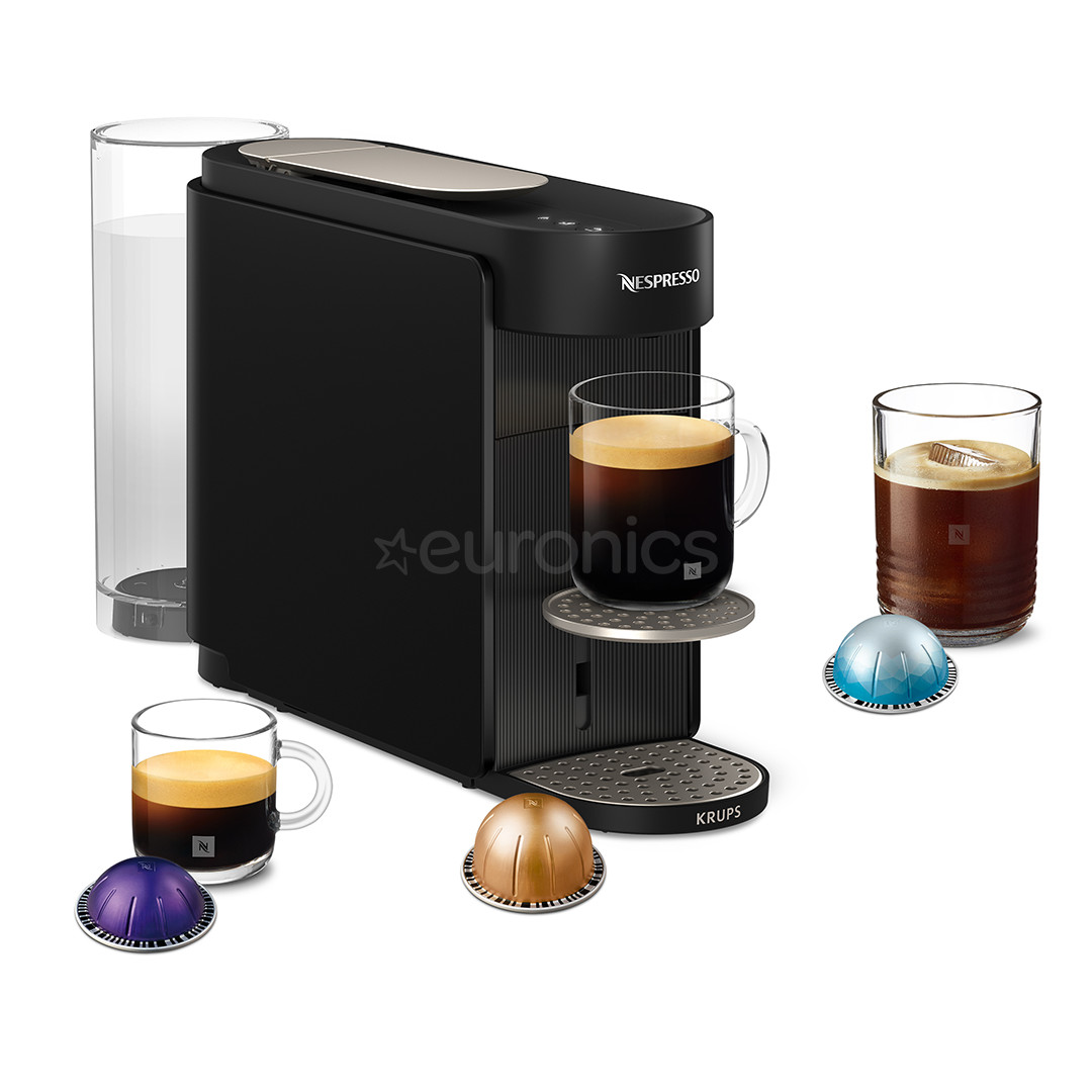 Krups Nespresso Vertuo Up, black - Capsule coffee machine