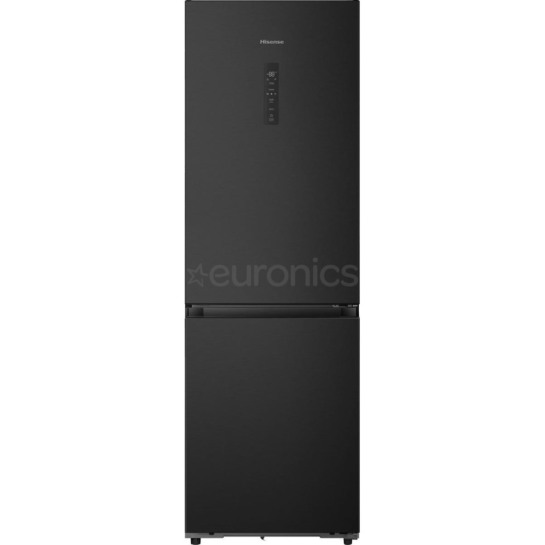 Hisense Hi3, Total No Frost, 330 L, augstums 186 cm, melna - Ledusskapis