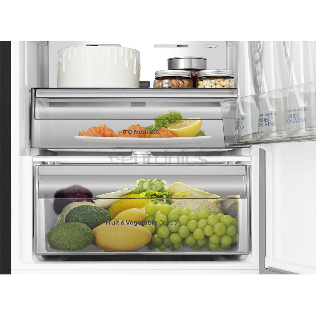 Hisense Hi3, Total No Frost, 330 L, augstums 186 cm, melna - Ledusskapis