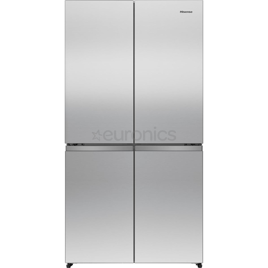 Hisense, Total No Frost, 647 L, augstums 179 cm, pelēka - SBS Ledusskapis